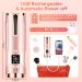 Upgraded Cordless Automatic Curling Iron - Portable Hair Curler with 6 Temperatures & Timers 5000mAh Rechargeable Battery - Buy Online on SooperMarket.com