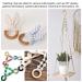 Organic Wooden Teething Rings - Set of 10 Smooth Teething Toys | 7cm & 5cm Diameter | Safe & Natural Baby Comfort - Buy Online on SooperMarket.com