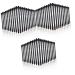 Baluue 60 Pcs Double Eye Shadow Makeup Women Makeup Supplies Women Makeup Brush Makeup Tool Black Plastic