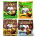 CNMART Malaysia Oldtown 3 in 1 White Coffee Hazelnut Classic Less Sugar and White Milk Tea 4 Assorted Flavours 15 Sachets (Pack of 4)