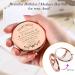 Rose Gold Niece Compact Mirror - Perfect Niece Gift from Aunt | Birthday, Graduation, Wedding, Christmas - Buy Online on SooperMarket.com