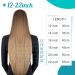 FSHINE 40cm Real Hair Tape Extensions - Ash Blonde Highlight 20 Remy Hair Pieces Invisible Adhesive #18P613 - Quality Bleaching Blonde Hair Extensions - Buy Online on SooperMarket.com