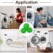 Reusable Vinyl Laundry Dryer Balls - 4pcs | Reduce Wrinkles Static & Drying Time | Eco-Friendly Fabric Softener - Buy Online on SooperMarket.com