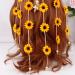 Boho Sunflower Flower Headband | Hippie Floral Crown Hairband for Women and Girls | Handmade Yellow Hair Accessories for Party, Cosplay, and Decoration - Buy Online on SooperMarket.com
