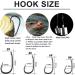SEAOWL Carp Fishing Hair Rigs | High Carbon Steel Barbed Hooks | Rolling Swivel Boilies | 24 Pcs with 2 Card Boilie Bait Stops | 2 Needles | 4 Sizes 4 - Buy Online on SooperMarket.com