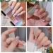 Chrome Nail Powder Palette - Metallic Mirror & Holographic Aurora Shades with Eyeshadow Sticks - Nail Art DIY - Buy Online on SooperMarket.com