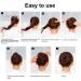 Bezavea 30Pcs Brown Invisible Hair Nets for Women & Girls - Ballet Bun, Dance, Catering, Nurse - Elastic Edge Mesh Hair Net - Buy Online on SooperMarket.com