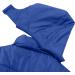 Winter Men's Padded Hooded Coat | Blue X-Large Puffer Jacket with Pockets - Buy Online on SooperMarket.com