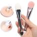 Face Mask Applicator Brush - Dual-Ended Soft Bristles Tool for Mud Clay & Charcoal Masks | Rose Gold Cosmetic Beauty Spatula for Creams & DIY Skincare - Buy Online on SooperMarket.com