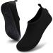 VIFUUR Water Sports Shoes Men Women Quick-Dry Aqua Socks Slip-on - Black - Buy Online on SooperMarket.com