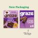 Graze Healthy Snacks - Cocoa Vanilla Vegan Snack Bars-4x30g - Buy Online on SooperMarket.com