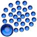 Jollin rhinestones glass with flat back for fixing with adhesive sapphire ss20 576pcs Sapphire ss20 576pcs