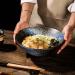 Angoily Ceramic Japanese Ramen Noodle Soup Bowls for Udon Soba Pho Asian Noodles Large Blue 8inch - Buy Online on SooperMarket.com