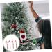 Cabilock 18 Pcs Crutch Pendant Holiday Candy Cane Hanging Ornament Kid Toy Child Christmas Plastic Makeup Red - Buy Online on SooperMarket.com