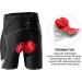 Santic Men's Cycling Shorts with Seat Cushion - Comfortable Bike Pants for Cyclists - Durable Upholstered Bicycle Shorts - Buy Online on SooperMarket.com