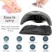 Amzeeniu 168W Nail Dryer Lamp - Professional UV LED with Infrared Sensor & 4 Timer Settings for Gel Nails - Ideal for Home & Salon Use - Buy Online on SooperMarket.com