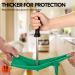VGO 10 Pairs Reusable Kitchen Gloves - Long-Sleeved Multi-Functional Household Cleaning & Dishwashing - Green HH4601P1 - Buy Online on SooperMarket.com