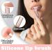 Silicone Lip Brush with Cover - Reusable Round Head Portable Brush for Lip Balm & Concealer - Perfect Gift for Her (Pink - Buy Online on SooperMarket.com