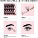 Fadlash Cluster Eyelash Extension 11mm D Curl 0.07mm - DIY Individual Lashes Self-Application DH-30D+40D - Buy Online on SooperMarket.com