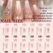 Leuhiove Glitter Gradient Pink Ballerina Press on Nails - Luxurious Crystal Gem Design for Women and Girls - Buy Online on SooperMarket.com