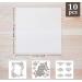 Ilauke 10 Pack 7.5mil Mylar Stencil Sheets - Reusable Blank Clear Template for Cricut - Make Your Own Stencils - 12x12 Inch - Buy Online on SooperMarket.com