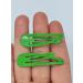 6 PCS Green Metal Snap Hair Clips 5CM Long - Hair Grip Pins - Buy Online on SooperMarket.com