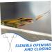 HAPINARY Reptile Feeding Clip Feeding Tools Aquarium Tongs Extra Long Silver Stainless Steel - Buy Online on SooperMarket.com