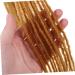 FOYTOKI Dirty Little Braids Double Ended Dreadlock Extensions Women Hairpiece Long Dreadlocks Fashion Hairpiece Dreadlocks Dreadlock Headband Wigs Hair Extensions Hair Wig Men Wig 90X8CM As Shown - Buy Online on SooperMarket.com