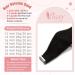 Vlasy 12 Inch Black Tape in Human Hair Extensions - 20pcs Straight Seamless Invisible Tape ins - Real Natural Hair Extensions - Buy Online on SooperMarket.com