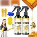 Natural Micro-Molecularized Beeswax Spray Wood Seasoning Beeswax Household Polishing Bees Wax Furniture Polish and Cleaner Natural Beewax Furniture Care Polishing (2pcs)