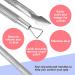 Fishing Fun Cuticle Pusher Set Stainless Steel Manicure Pedicure Tool | Double End for Gel Nail Polish Removal | Fingernails and Toenails Care - Buy Online on SooperMarket.com