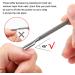 Fishing Fun Cuticle Pusher Set Stainless Steel Manicure Pedicure Tool | Double End for Gel Nail Polish Removal | Fingernails and Toenails Care - Buy Online on SooperMarket.com