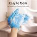 Reusable Blue Exfoliating Glove - 2pc Set for Body Scrubbing and Dead Skin Removal - Buy Online on SooperMarket.com