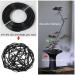 Eggone DIY Flower Frog Floral Cage Vase Filler - Twistable Ikebana Arrangement Tool for Home Decor (Black) - Buy Online on SooperMarket.com