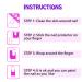 150 Pcs U Shape Nail Polish Protector Guards Spill Proof Stickers for DIY Nails - Buy Online on SooperMarket.com