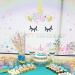Unicorn Cake Topper for Girls First Birthday - Pink Horn with Eyelashes - Birthday Party Supplies and Decorations - Buy Online on SooperMarket.com