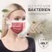 50x Medical Face Masks - Made in Germany CE Certified Type IIR 99.78% BFE One-Way Protection Adult Size Red - Buy Online on SooperMarket.com