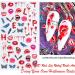 Halloween Nail Art Stickers Xcreando 5D Embossed Nail Decals Design with Skull Bones Ghost Witch Pumpkin Bat Lips Self-Adhesive Thick DIY 3D Nail Art Supplies for Halloween Days Party Cosplay Decorations 5 Sheets - Buy Online on SooperMarket.com