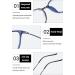 Koosufa Classic Retro Nerd Glasses Frames for Men & Women Ultra Light TR90 Thin Panto Design with Case - Violet - Buy Online on SooperMarket.com