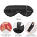 Haskirky Light Blocking Eye Mask for Deep Sleep | Adjustable for Men and Women | Ideal for Travel, Yoga, and Meditation | Red Ukiyoe Fish Design - Buy Online on SooperMarket.com