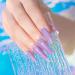 PEARL GLITTER GEL POLISH - Reflective Sparkle Clear Shell Glitter Nail Art - UV/LED Cured - 7.5ml - Buy Online on SooperMarket.com