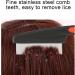 Stainless Steel Fine Tooth Lice Comb - Professional Nit Removal for Kids, Adults, Pets - Long/Short Hair - Buy Online on SooperMarket.com
