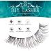 SISILILY Individual Lashes 6 Rows Cluster D Curl DIY Eyelash Extension Kit | Reusable 3D False Eyelashes Natural | Flat Tweezer | 14mm Length | DM04-14mm - Buy Online on SooperMarket.com