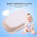 Breathable Cotton Washable Diaper Inserts - Reusable Cloth Diapers for Newborns | Tower Diaper Deposits (10 Pieces) - Buy Online on SooperMarket.com