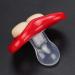 Mouth Pacifier Funny Soft Silica Gel Laughing Red Lip Pacifier for Babies Kids - Two Teeth Soother Accessory - Buy Online on SooperMarket.com