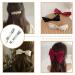 LEEFONE 80mm Iron French Barrette Hair Clips - 50 PCS, Silver Tone | DIY Hair Clip Craft Bows - Buy Online on SooperMarket.com