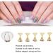 Nail Tip Stand Ceramic Pumpkin Shaped Nail Display Stand Nail Practice Stand for Home DIY and Salon Magnetic Nail Tip Holder Stand Set for Nail Beauty Salon(white) - Buy Online on SooperMarket.com