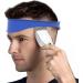 Curved Silicone Haircut Band - Neckline Shaving Template and Hair Trimming Guide for DIY Home Haircuts in Blue - Buy Online on SooperMarket.com