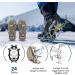 Jateka 24 Teeth Stainless Steel Crampons - Anti-Slip Spikes for Winter Walking Mountaineering & Trail Running - Adult & Kids Size - Buy Online on SooperMarket.com