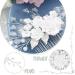 Edary Bridal Wedding Hair Comb | Silver Flower Headpiece with Rhinestones & Crystals - Elegant Hair Accessories for Women & Girls - Buy Online on SooperMarket.com